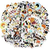 Los mejores  - WayOuter Pegatinas Haikyuu 100 Piezas de Pegatinas de Anime para niños- monopatín para Ordenador portátil- Pegatina…